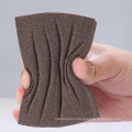 Customized abrasive sponge sanding block for fine polishing